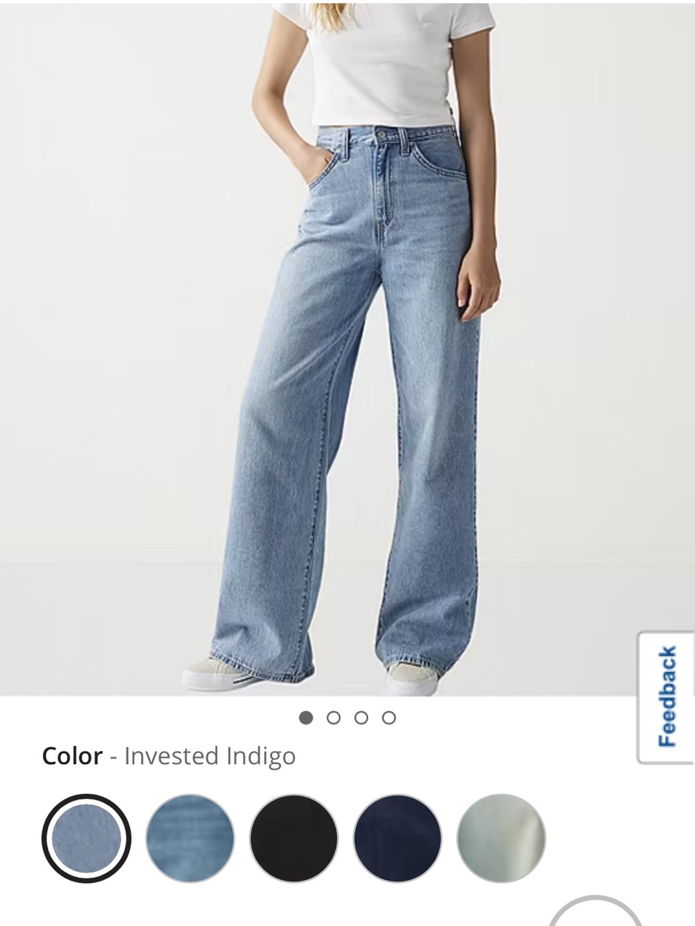 Levi's Wide-Leg Jeans in Invested Indigo